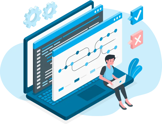 Illustration of a control dashboard